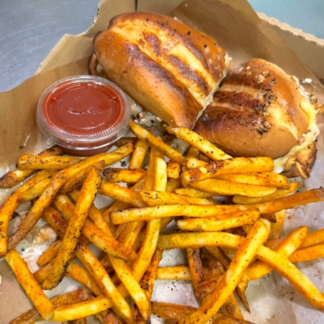 Mango Habanero Oven Baked Sandwich.